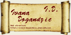 Ivana Dogandžić vizit kartica